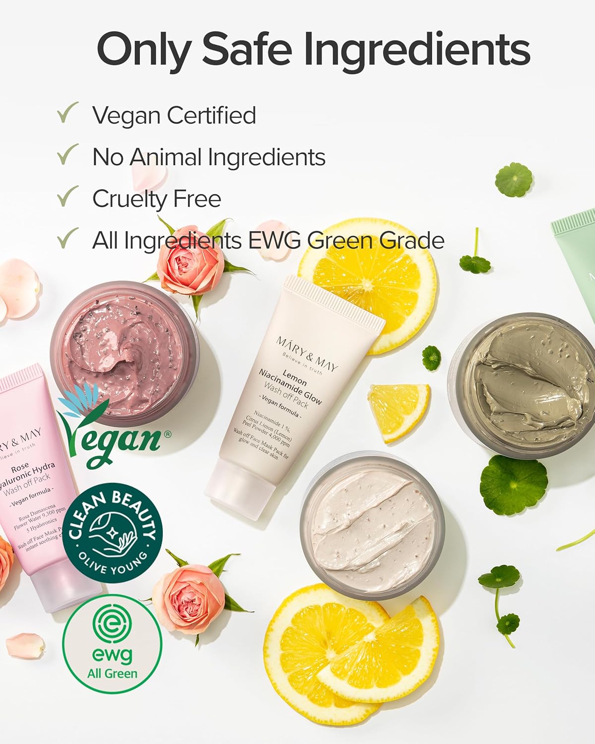 Mary & May Vegan Wash Off Mask Mini Gift Set
