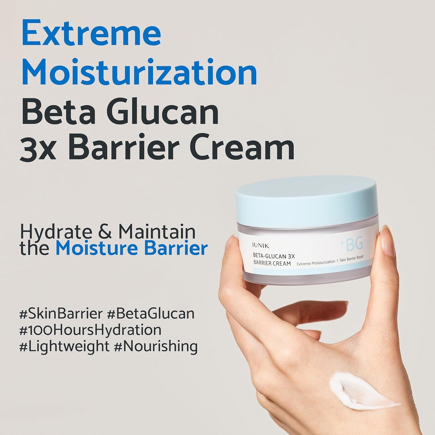 IUNIK Beta-Glucan 3X Barrier Cream