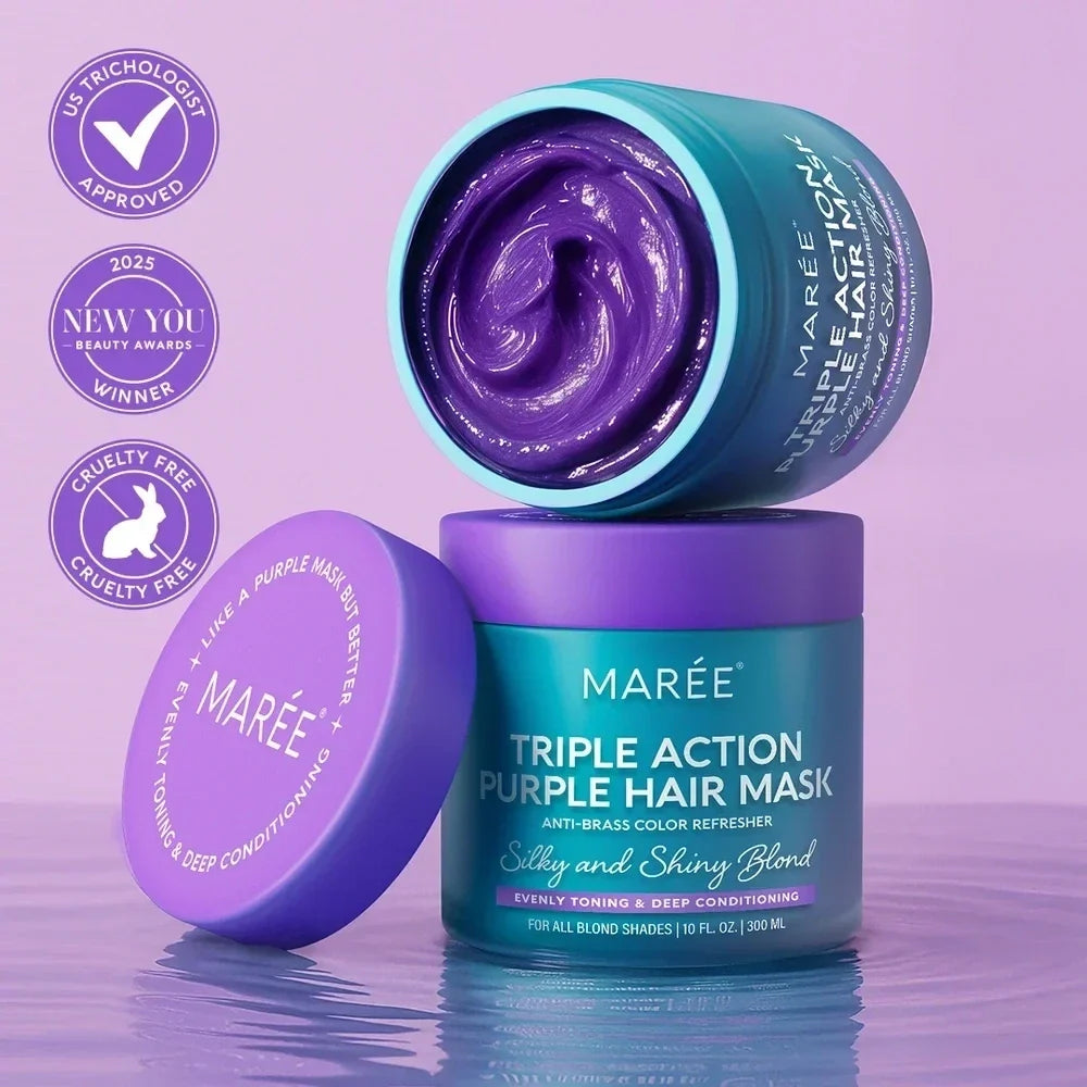 Purple Mask for Blonde Hair